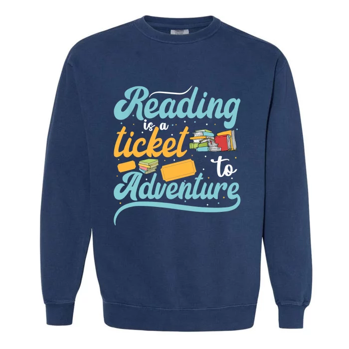 Reading Adventure Library Student Teacher Book Garment-Dyed Sweatshirt