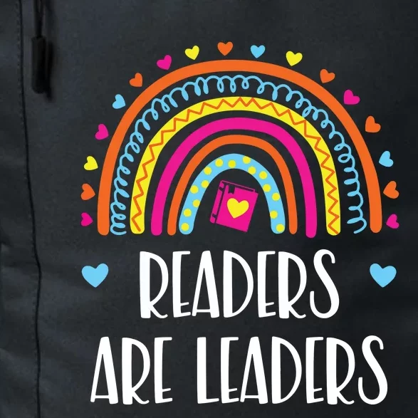 Readers Are Leaders Rainbow Book Lovers Daily Commute Backpack