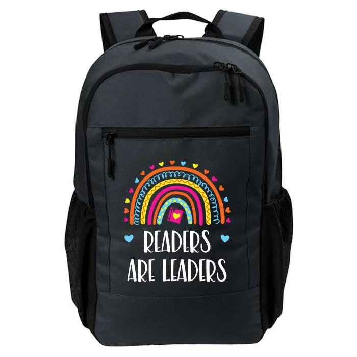 Readers Are Leaders Rainbow Book Lovers Daily Commute Backpack