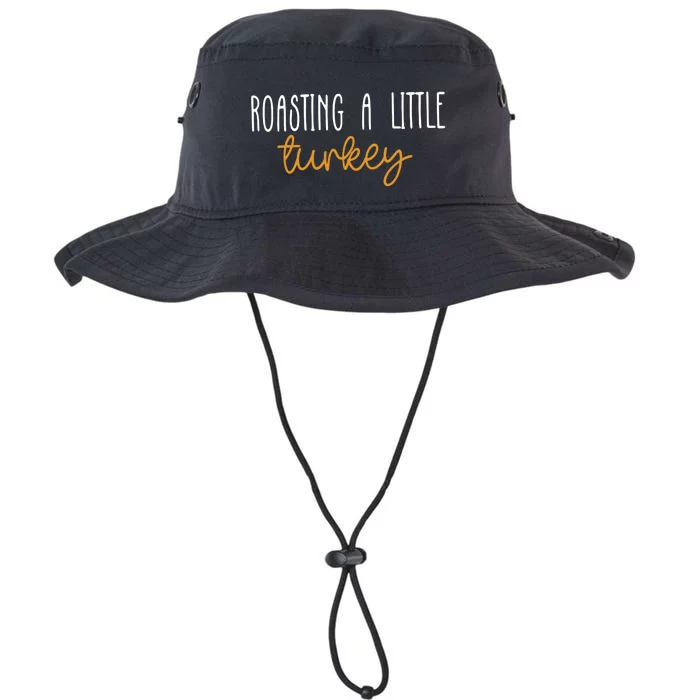 Roasting A Little Turkey Thanksgiving Fall Pregnancy Announcement Legacy Cool Fit Booney Bucket Hat