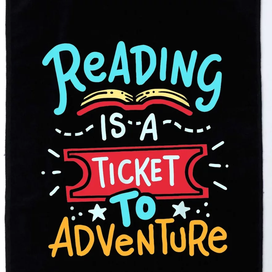 Reading Adventure Library Student Teacher Book Gift Platinum Collection Golf Towel