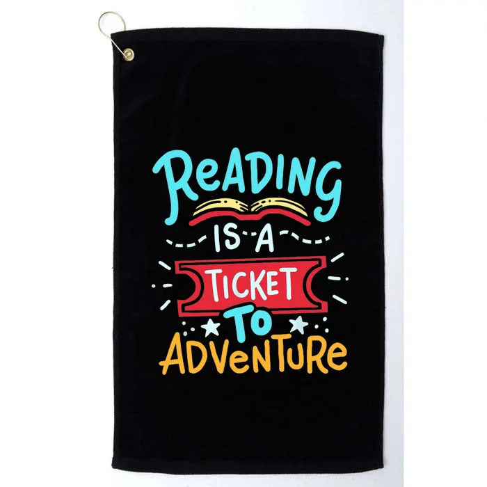 Reading Adventure Library Student Teacher Book Gift Platinum Collection Golf Towel