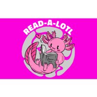 Read A Lotl Axolotl Cute Funny Reading Book Lover Bumper Sticker