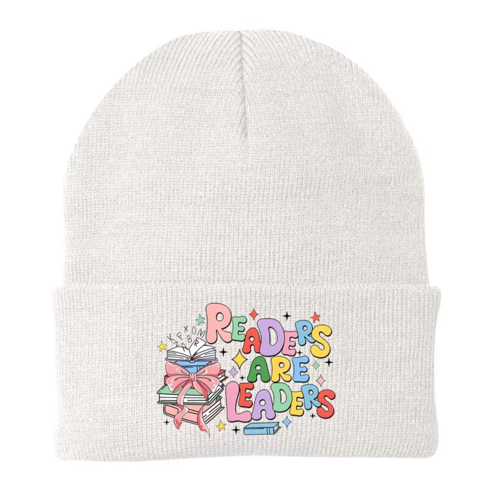 Readers Are Leaders Book Lover Bookworm Knit Cap Winter Beanie