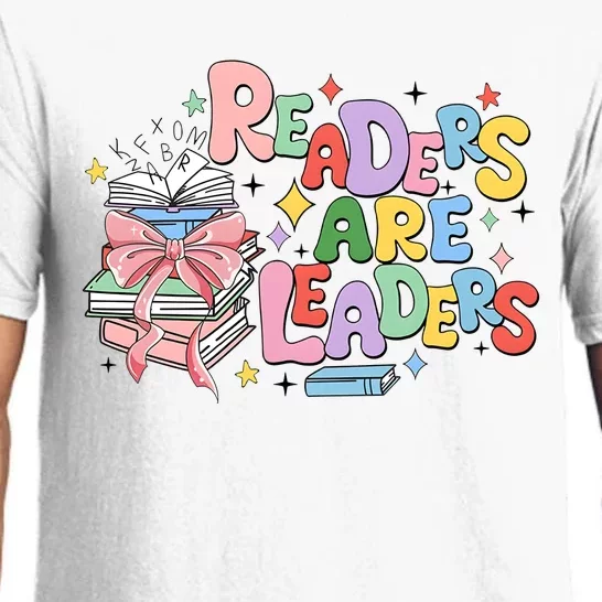 Readers Are Leaders Book Lover Bookworm Pajama Set