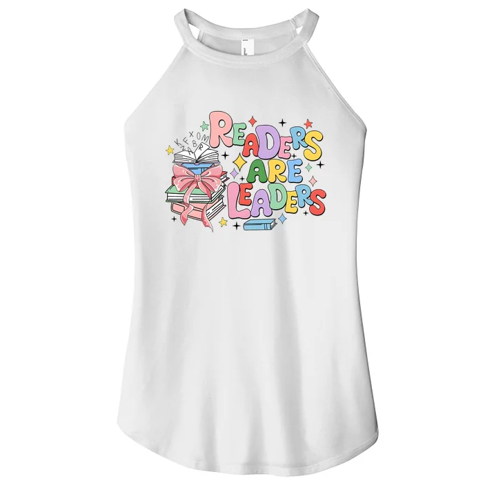 Readers Are Leaders Book Lover Bookworm Women’s Perfect Tri Rocker Tank