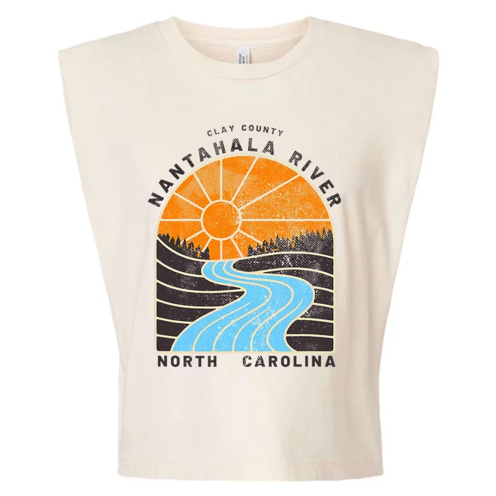 Rivers And Lakes Of Nc Nantahala River Garment-Dyed Women's Muscle Tee