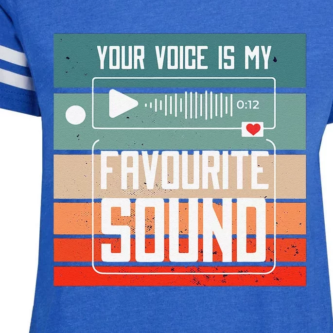 Romantics Audio Love Special Connection Voice Sound Of Love Enza Ladies Jersey Football T-Shirt