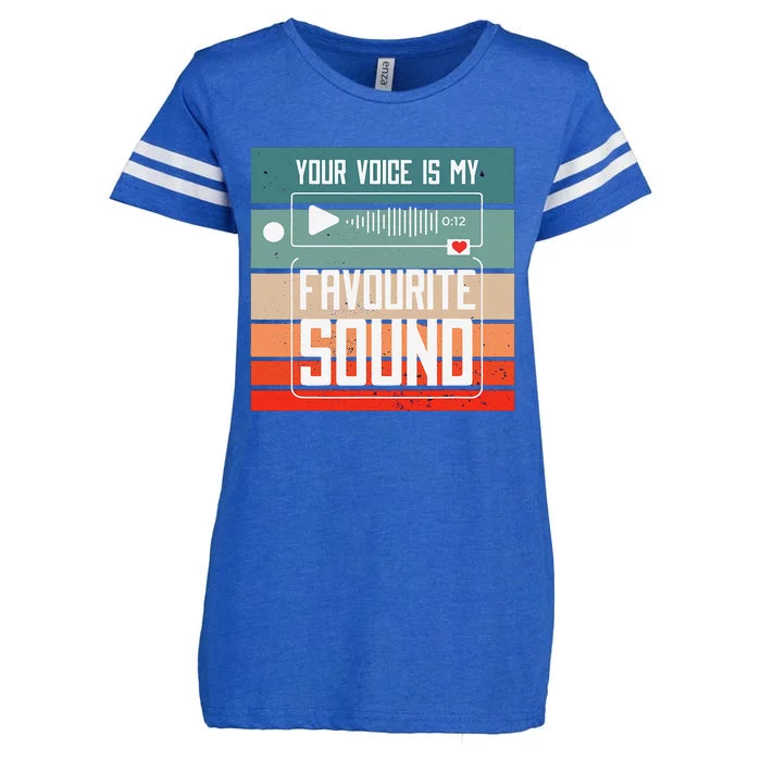 Romantics Audio Love Special Connection Voice Sound Of Love Enza Ladies Jersey Football T-Shirt