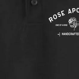 Rose Apothecary Locally Sourced Hand Crafted With Care Dry Zone Grid Performance Polo