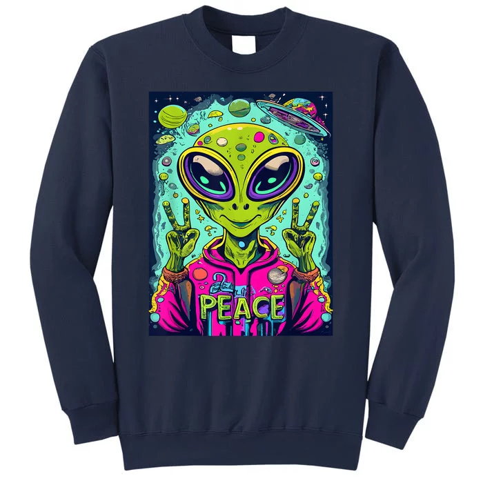 Retro Alien Lover UFO Abduction Team Alien Sweatshirt