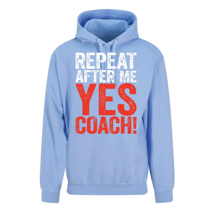 Repeat After Me Yes Coach Coaching Gift Unisex Surf Hoodie