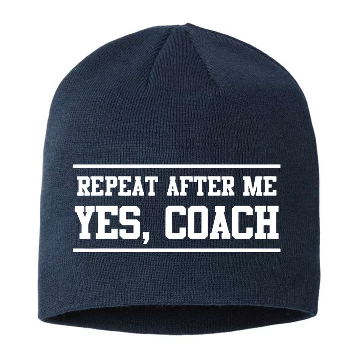 Repeat After Me Yes Coach 8 1/2in Sustainable Knit Beanie