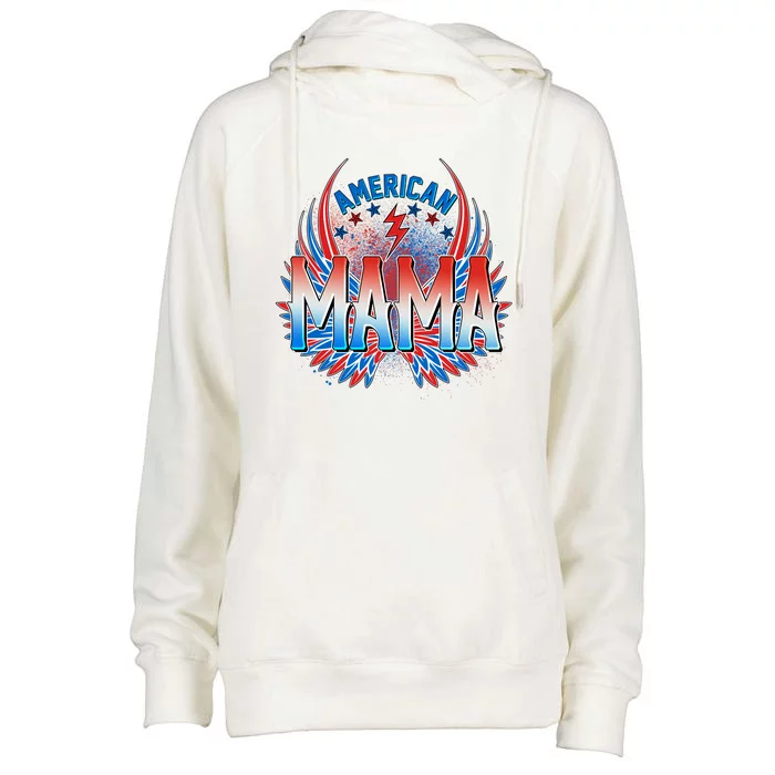 Rocker American Mama Womens Funnel Neck Pullover Hood