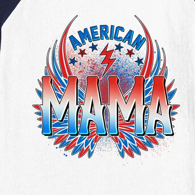 Rocker American Mama Baseball Sleeve Shirt