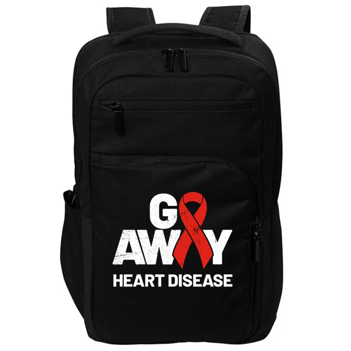 Red Awareness Month Funny Gift And Heart Disease Funny Gift Impact Tech Backpack