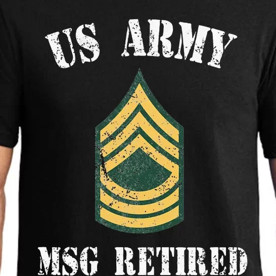 Retired Army Master Sergeant Military Veteran Pajama Set