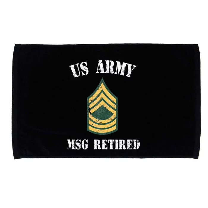 Retired Army Master Sergeant Military Veteran Microfiber Hand Towel