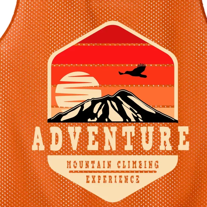 Retro Adventure Mountain Mesh Reversible Basketball Jersey Tank