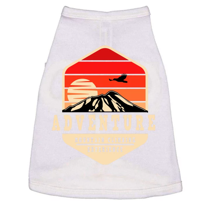 Retro Adventure Mountain Doggie Tank