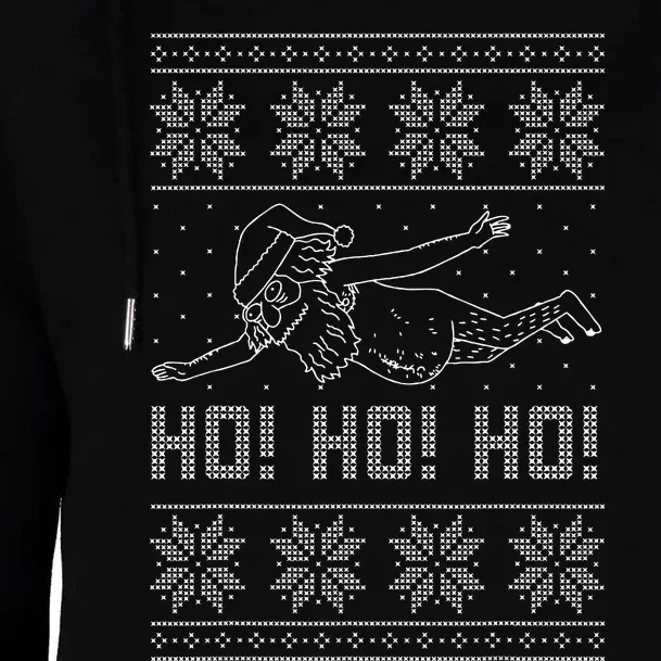 Rick And M.O.R.T.Y Fan Art Santa Ugly Christmas Sweater Womens Funnel Neck Pullover Hood