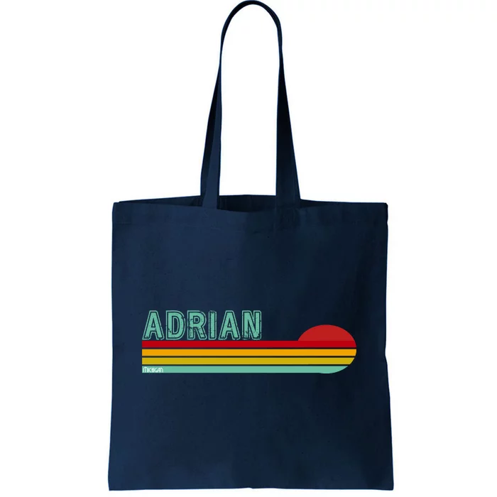 Retro Adrian Michigan Tote Bag