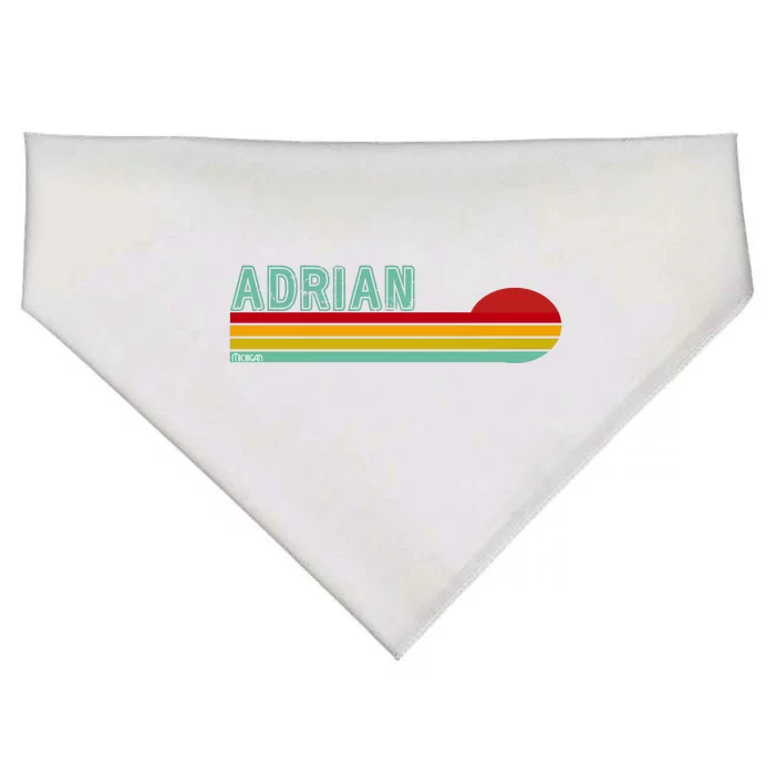 Retro Adrian Michigan USA-Made Doggie Bandana