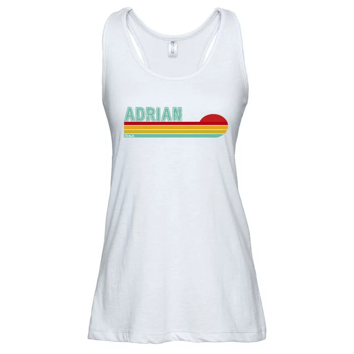 Retro Adrian Michigan Ladies Essential Flowy Tank