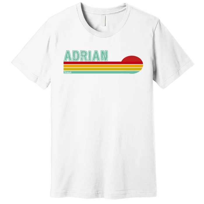 Retro Adrian Michigan Premium T-Shirt