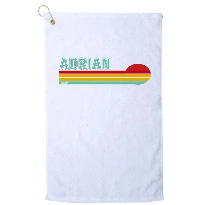 Retro Adrian Michigan Platinum Collection Golf Towel