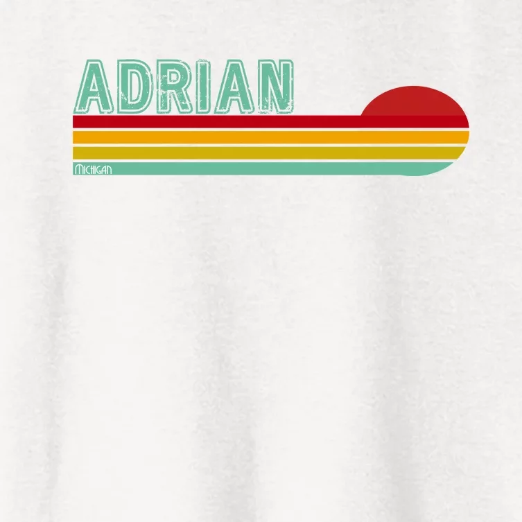 Retro Adrian Michigan Women's Crop Top Tee