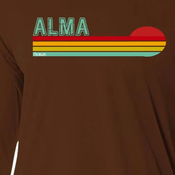 Retro Alma Michigan Cooling Performance Long Sleeve Crew