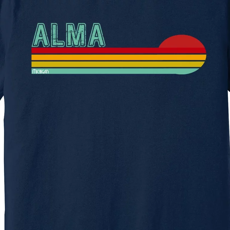 Retro Alma Michigan Premium T-Shirt