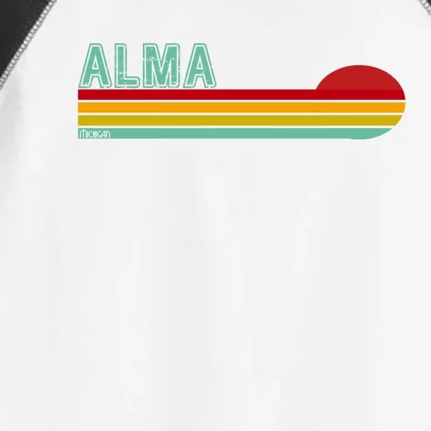 Retro Alma Michigan Toddler Fine Jersey T-Shirt