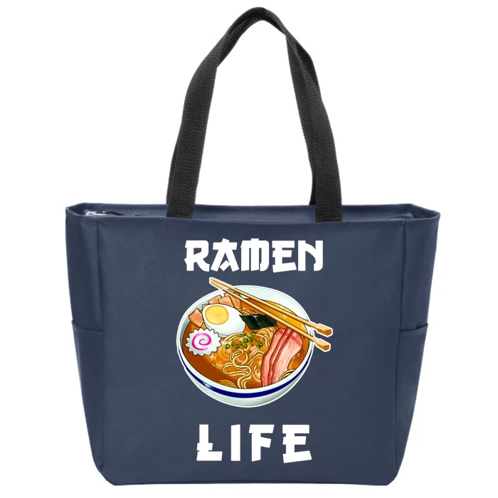 Ramen Life Zip Tote Bag