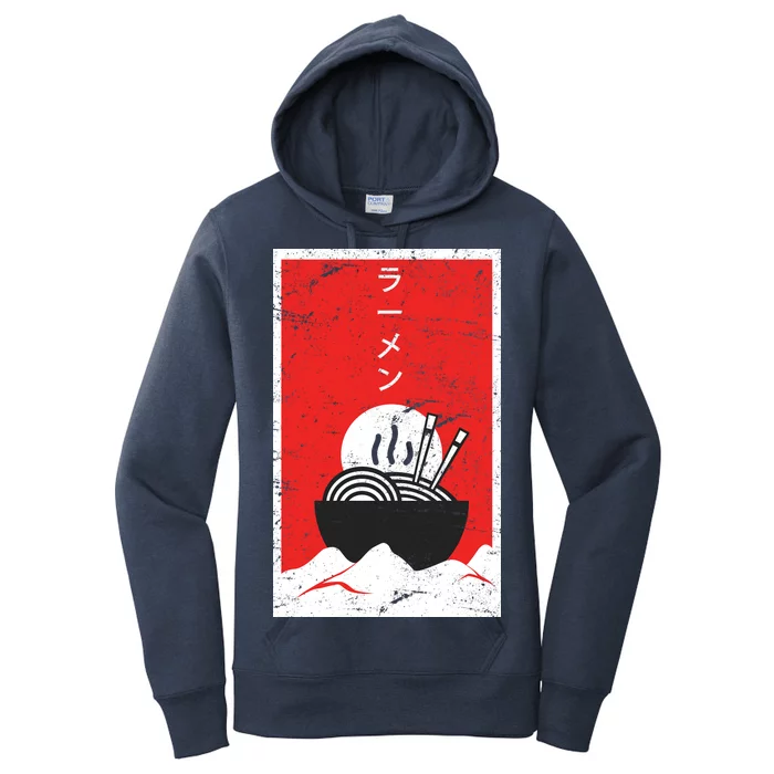 Ramen Noodles Retro Women's Pullover Hoodie