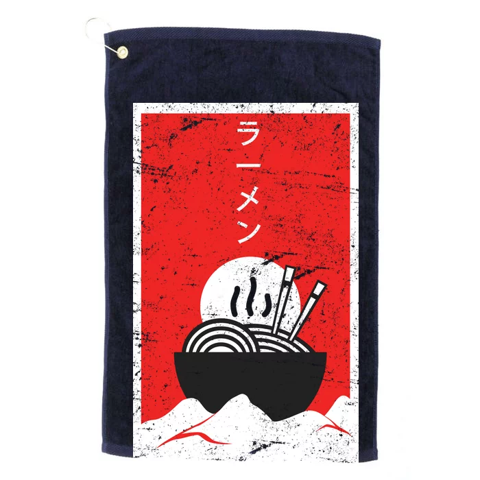 Ramen Noodles Retro Platinum Collection Golf Towel