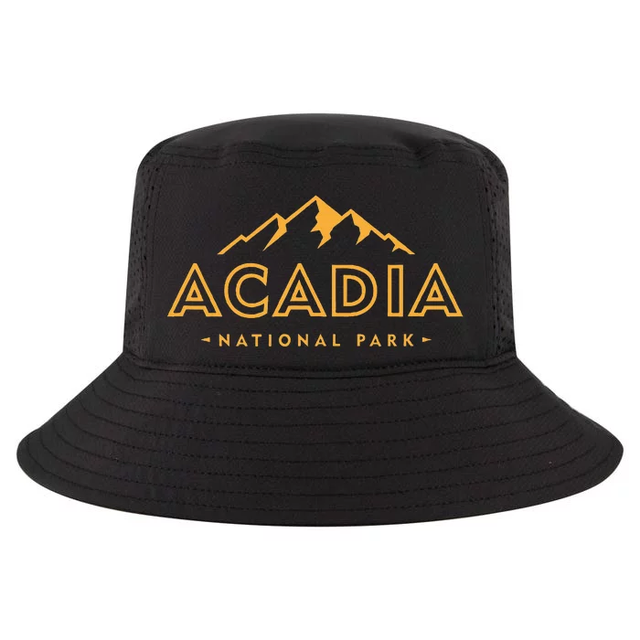 Retro Acadia National Park Maine Est 1916 Hiking Cool Comfort Performance Bucket Hat