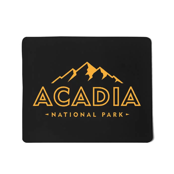 Retro Acadia National Park Maine Est 1916 Hiking Mousepad