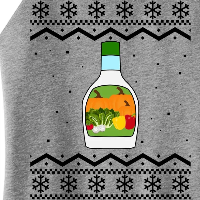 Ranch Bottle Funny Ugly Christmas Women’s Perfect Tri Rocker Tank