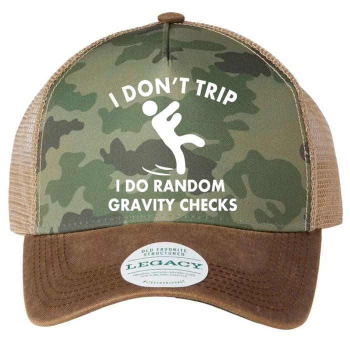 Random Gravity Checks Funny Legacy Tie Dye Trucker Hat