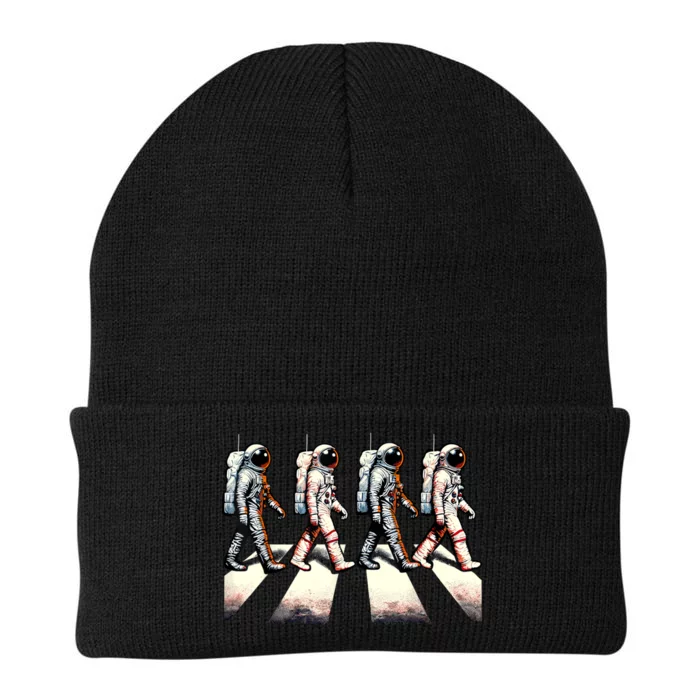 Retro Astronaut Outer Space Gifts Funny Space Knit Cap Winter Beanie