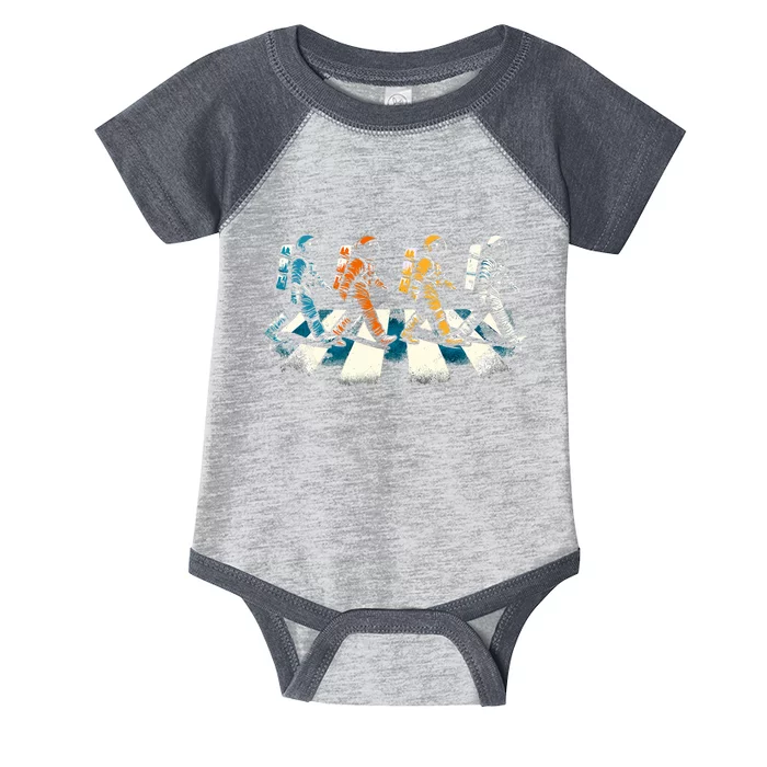 Retro Astronaut Outer Space Infant Baby Jersey Bodysuit