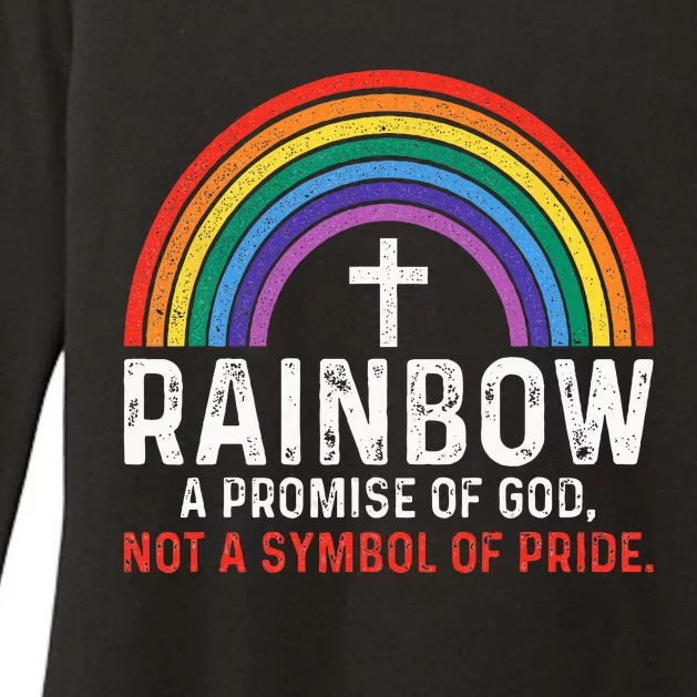 Rainbow A Promise Of God Not A Symbol Of Pride Womens CVC Long Sleeve Shirt