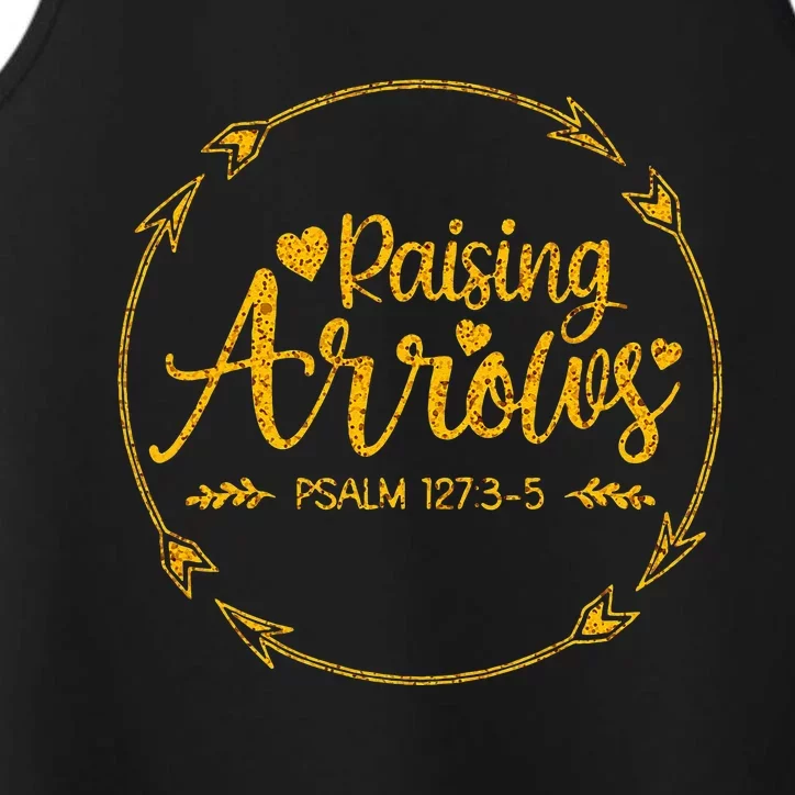 Raising Arrows Psalm 127 3 5 Christian Apparel Performance Tank