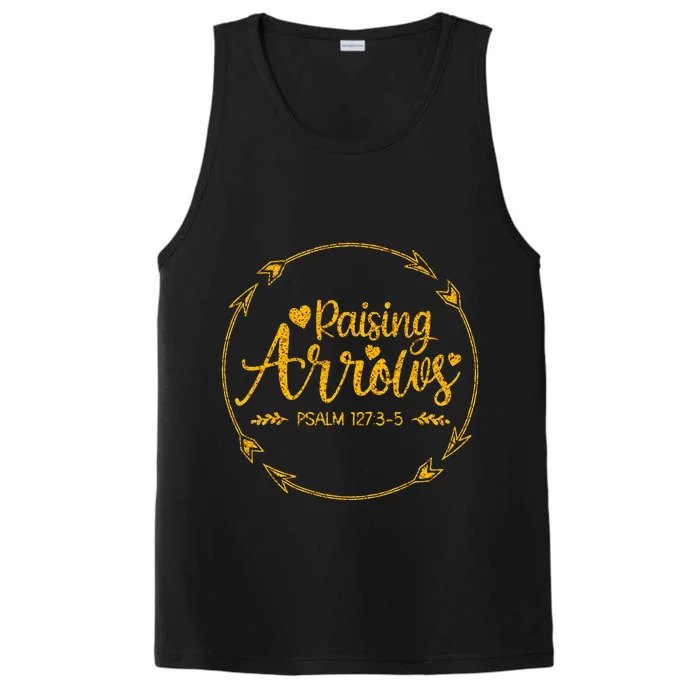 Raising Arrows Psalm 127 3 5 Christian Apparel Performance Tank