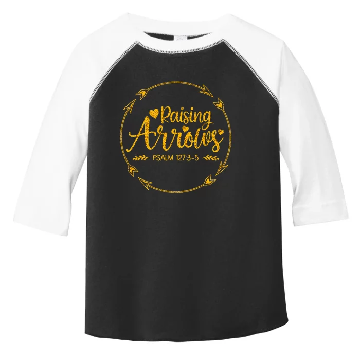 Raising Arrows Psalm 127 3 5 Christian Apparel Toddler Fine Jersey T-Shirt