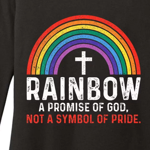 Rainbow A Promise Of God Not A Symbol Of Pride Womens CVC Long Sleeve Shirt