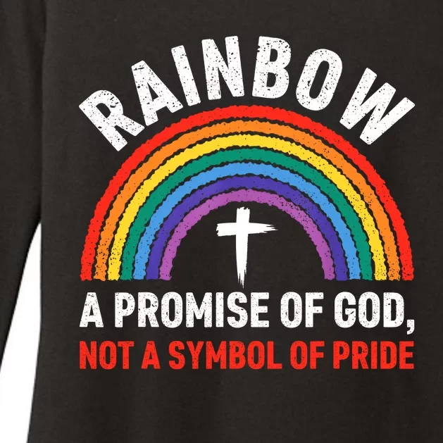 Rainbow A Promise Of God Not A Symbol Of Pride Womens CVC Long Sleeve Shirt