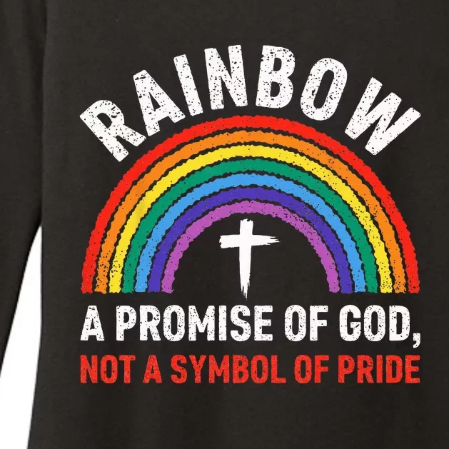 Rainbow A Promise Of God Not A Symbol Of Pride Womens CVC Long Sleeve Shirt